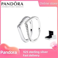 100% Sterling Silver Ring Genuine S925 Pound As a Valentine's Day Gift Should Have Love Sparkling Wi