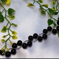 ** BLACK AND WHITE EDITION ** Surgical Face Mask Extension Beads Pearl Like Borneo Origin
