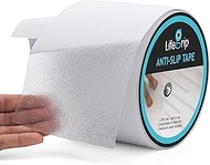 LifeGrip Anti Slip Transparent Anti Slip Tape, 4 inch by 38 feet, Non-Slip Traction Grip Tape to Tub