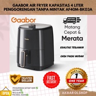 Gaabor Air Fryer large size 4 liters Oil-free frying pan AF40M-BK03A Low watt