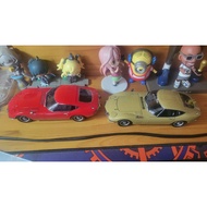 Ebbro 1 24 Toyota 2,000gt Eight Open Red 750 Gold 800 Original Package, Envelope Card, Door Opener C