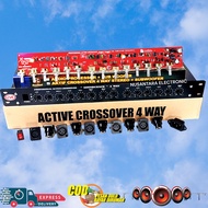 Paket Kit Box Crossover 3way / 4way Plus Subwoofer Frequency + Asessoris