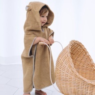 【kontex】日本今治MOCO熊熊浴巾連身毛巾衣 (兩色)