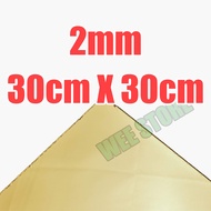 *** สีทอง กระจก 2mm *** มี 2 ขนาด mirror acrylic sheet แผ่นอะคริลิคกระจก แผ่นอะคริลิกใส อะคริลิค อคริลิก อะคิลิค