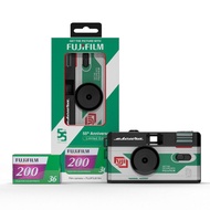 FUJIFILM - FUJIFILM 55th Anniversary Limited Edition Film Camera Reusable 35mm (Film Included)