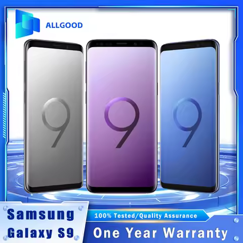 Original Samsung Galaxy S9 G960F G960U1 5.8" 2K Curved AMOLED 4GB RAM 64GB ROM 12MP Variable Apertur
