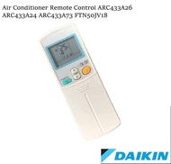 大金冷氣遙控器 DAIKIN Air Conditioner Remote Controller  ARC433A26, 433A24, 433A73,433A26,A55...etc（代用 Repl