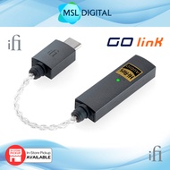 iFi GO link USB-C to 3.5mm Gold-Plated Headphone | DAC & headphone amp | Hi-Res Audio PCM DSD MQA