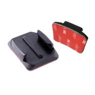 Curved sticker attached to dash cam to helmet helmet motorcycle helmet