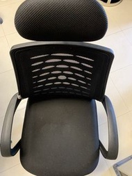 黑色網布辦公椅