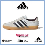 Adidas GAZELLE Grey Black Sneakers Low Cut Indoor Unisex
