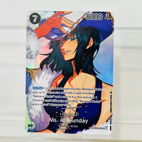 One Piece Ms. All Sunday OP14-084 Character Card Holographic Texture Cards Collectible Grade DIY Pre