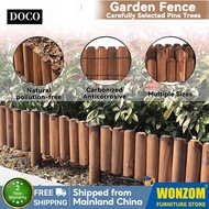 DOCO Garden Fence Wooden Fence Antiseptic Carbonized Outdoor Wooden Fence Balcony Garden Fence