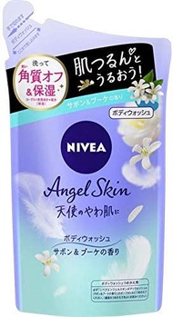 Kao Nivea Angel皮膚沐浴sabon＆Bouquet香水360ml