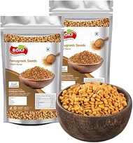 BOKF Methi Dana | Whole Fenugreek Seeds Buy 1 Get one free (2 x 100 g) High Protein|Prebiotic fiber|