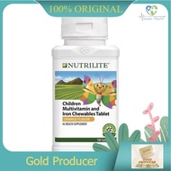 Gold Seller READY STOCK Nutrilite Children Multivitamin And Iron Chewables Tablet (100 Tab) with KKM