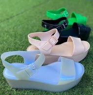 Melissa Adult Matsuke Thick Sole Sandals Ladies Waterproof Platform Open Toe Jelly Sandals Melissa Women's Jelly Beach Shoes 992