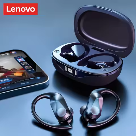 Original Lenovo LP75 TWS Sports Earphones Bluetooth 5.3 Wireless Headphones Waterproof HiFi Stereo N