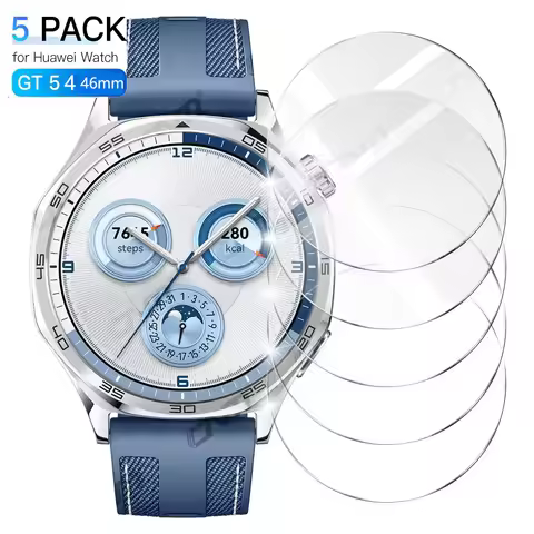 3pcs Tempered Glass For Huawei Watch GT5 GT4 41mm 46mm Accessories Screen Protector Film For Huawei 