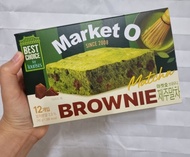 預訂 - 韓國Market O 濟州抺茶 Brownie 12包 / 盒
