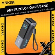 Anker Zolo Power Bank A1695 165W backup battery with integrated and collapsible USB-C cable