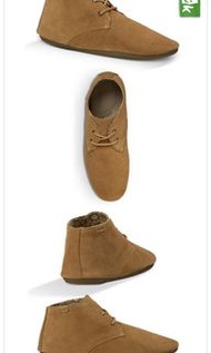 SANUK 俏皮綁帶麂皮短靴-女款(咖啡色)鞋帶瑕疵 小碼5 建議小腳或大童