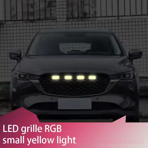 FOR Mazda 3 8 6 2 cx 9 CX-5 CX-30 Car APP LED small yellow light decorative light grille refitted pi
