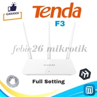 Router Tenda F3 Full Setting Rt Rw Net