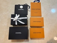LV包裝盒及紙袋 、Chanel 包裝盒及紙袋