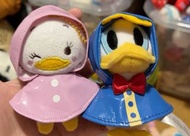 Disney唐老鴨黛絲晴天娃娃雨衣迪士尼毛絨公仔匙扣吊飾掛飾玩具Japan Disney Store購入Winnie the Pooh Donald Duck Daisy Chip n Dale ke