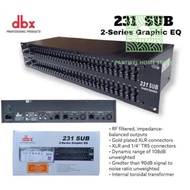 TERBAIK Equalizer DBX 231 Plus SUB / DBX 231 + SUB / DBX 231 SUB GRADE