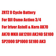 ZRTZ 0 Cycle Battery For DJI Osmo Action 3/4 For Iriver Astell & Kern AK70 AK70 MKII AK120II AK240 S