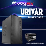 VenomRX Casing PC Urivar M-ATX with PSU Powercore 300W
