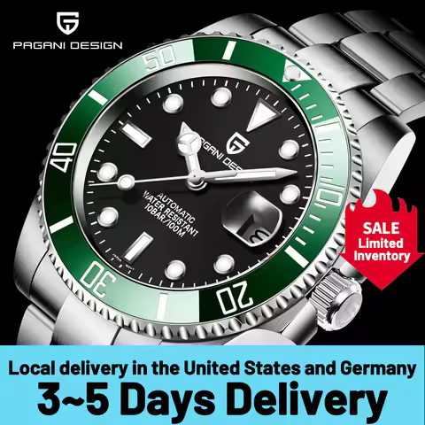 PAGANI DESIGN NH35 PD1661 2026 Men's Automatic Mechanical Watches Stainless Steel Sport Waterproof r