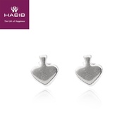 HABIB Oro Italia 750/18k White Gold Earring GEB934