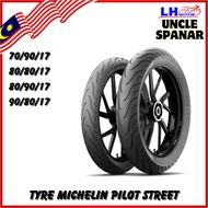 TAYAR MICHELIN PILOT STREET TUBELESS TYRE Y15ZR Y16ZR 135LC RS150 RSX150 70/90/17 80/80/17 80/90/17 