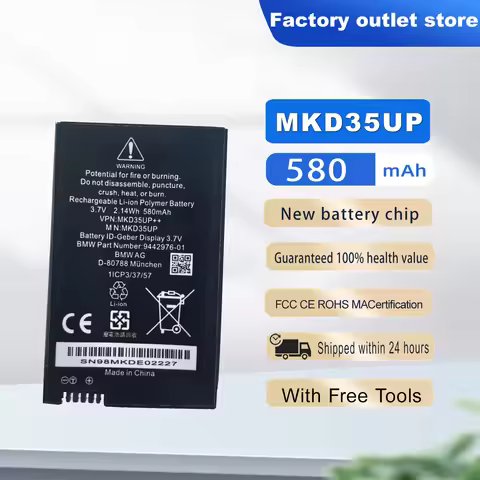 DXT New Remote LCD Key Battery MKD35UP For New BMW 530le 730 740 745 760li X3 X4 X5 Serie 1ICP3/37/5