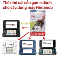 Pre-installed game memory card for Nintendo 2Ds-3Ds models