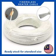 Fiberglass Heater Cable 6.0mm² x1meter