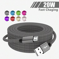 Cáp dữ liệu Micro USB 20W Cáp'sạc nhanh, Cáp'sạc Android, Cáp'sạc điện thoại Android dài, Tương thíc