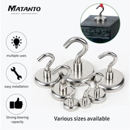 Strong Magnetic Hook Neodymium Hold Up To 34kg 5Pounds Diameter 20mm Magnets Quick Hook For Home Kit