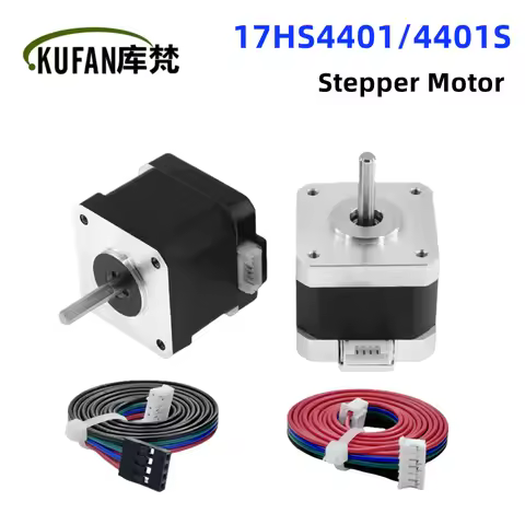 Nema17 Stepper Motor 17HS4401/4401S 1.8° 1.5A 42N.cm 42BYGH 4-lead For CNC Roter Laser Engraving Mac