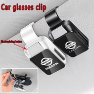 Nissan Car Sun Visor Mount Glasses Clip Car Sunglasses Holder Eyeglasses Clip For Nissan Almera Sent
