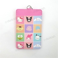 Sanrio Characters Cinnamoroll Pompompurin Kuromi My Melody Hello Kitty Little Twin Stars Ezlink Card Holder with Keyring
