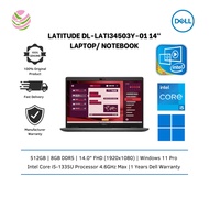 Dell Latitude L3450-i51335-8-512-W11-C3 14" Laptop/ Notebook (i5-1335U, 8GB, 512GB, Intel, W11P)