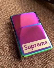 🌈   Zippo  幻彩Supreme標誌限量版 全新煤油打火機