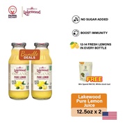 [Twin Pack] Lakewood Organic Pure Lemon (12.5oz x 2 Bottles)