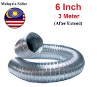 4" 5" 6" 7" Flexible Full Aluminium Ducting Hose Kitchen Air Exhaust Duct Hose Cooker Hood Hose Vent