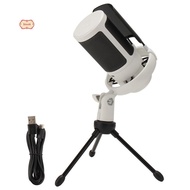 Live Streaming Microphone for Desktop Gaming Mobile Game RGB Dazzling Lighting USB Computer Karaoke 