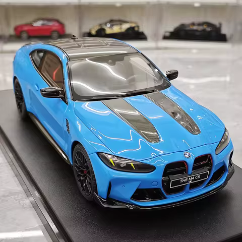 GT Spirit Resin Material 1:18 Scale 2024 BMW M4 CS Limited Edition Simulation Resin Static Car Model